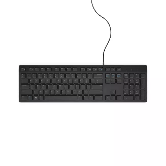 Keyboard Dell KB216 Wired USB Black 580-ADHY