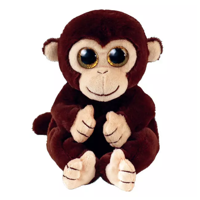 Pelush Ty Beanie Babies Matteo Brown Monkey 15cm