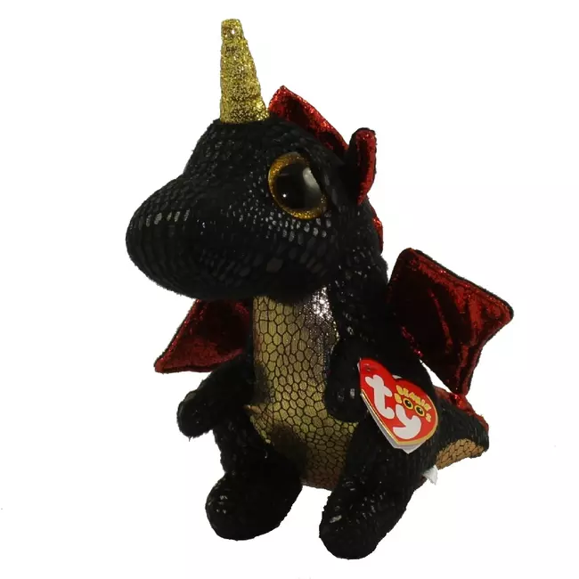 Plush Ty Beanie Boos Grindal Dragon With Horn 15cm