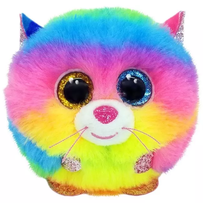 Pelush Ty Puffies Gizmo Rainbow Cat