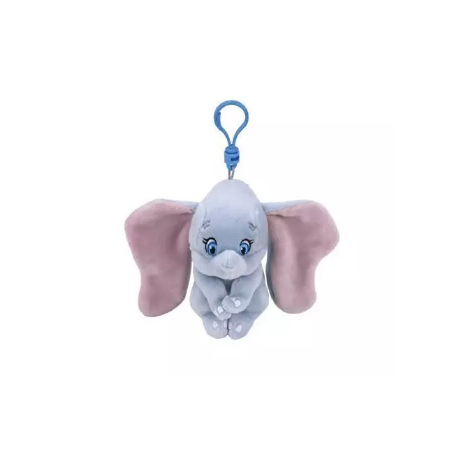 Plush Ty Beanie Babies Key Clip Dumbo Elephant With Sound 8.5cm