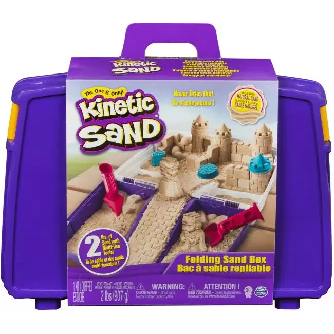 Vendosni kutinë e rërës me palosje të vetme dhe të vetme kinetike