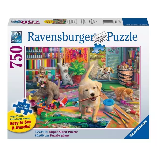 Puzzle Ravensburger Cute Crafters 750 copë