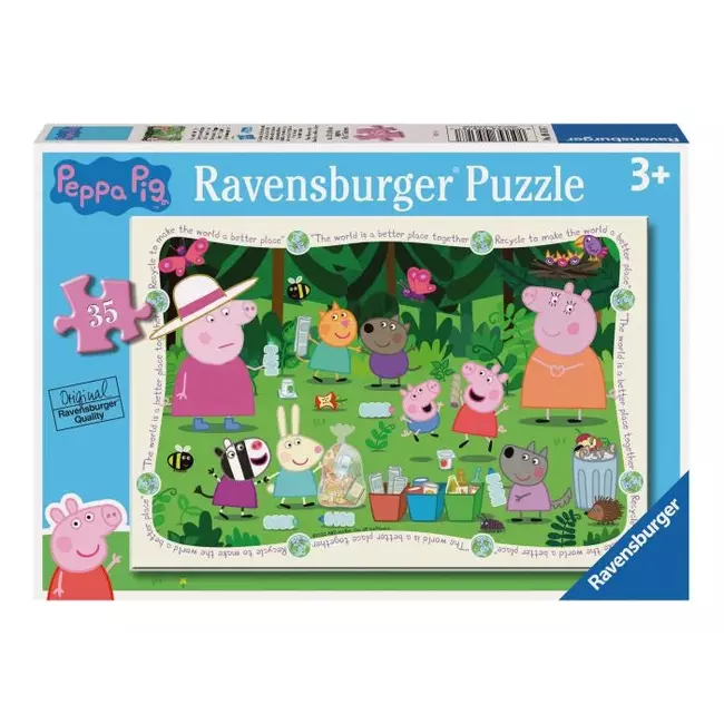 Puzzle Ravensburger Peppa Pig Recycle Together 35Pcs
