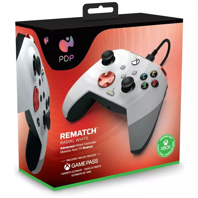 Controller Xbox PDP Wired Rematch Radial White