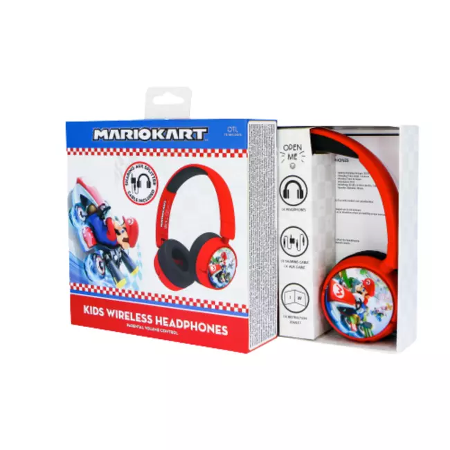 Headphone OTL - Mario Kart Racing Kids Bluetooth Headphones