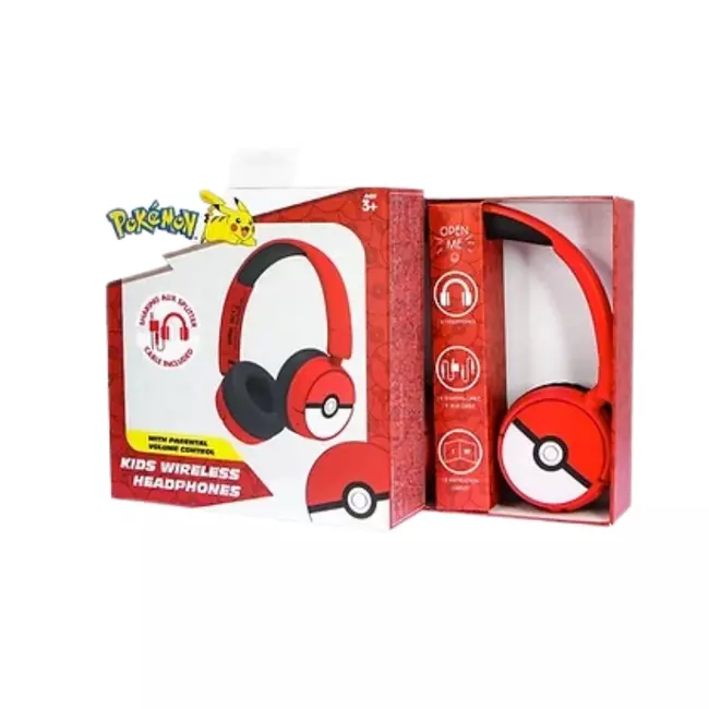 Kufje OTL - Kufje Bluetooth Pokemon Pokeball Kids