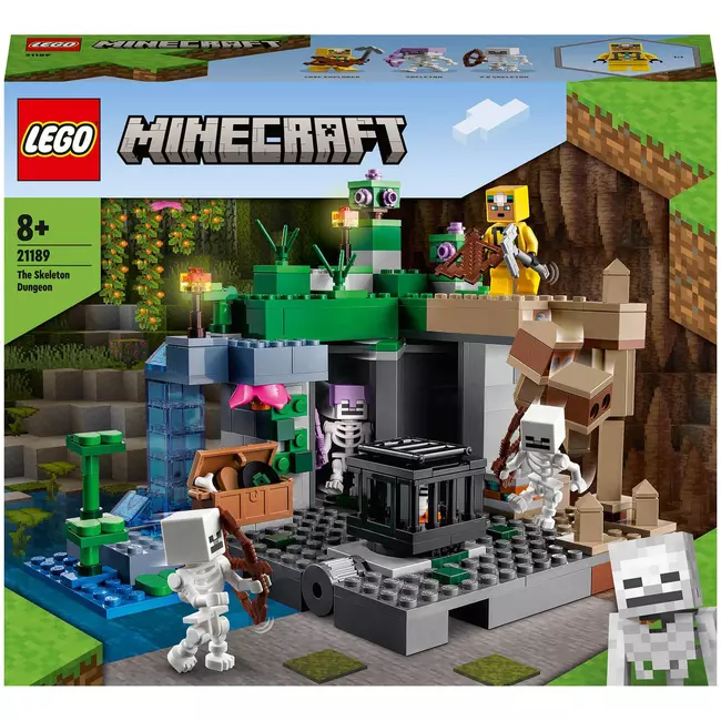 Lego Minecraft The Skeleton Dungeon Buildable 21189