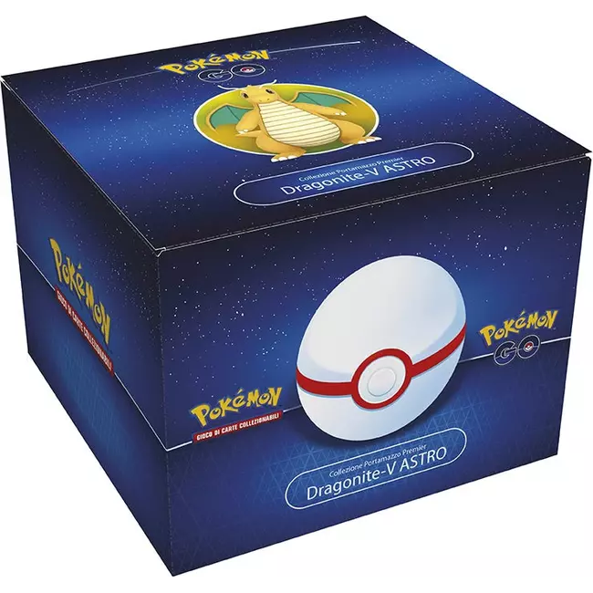 Card Pokemon GO Collezione Premier Dragonite-V Astro