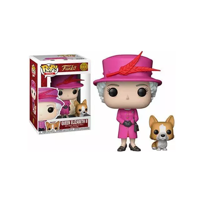 Figure Funko Pop! Royals 01: Queen Elizabeth II Pink