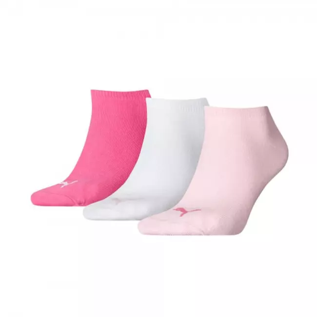 Çorape sportive Puma SNEAKER LADY (3 palë), Ngjyrë: Rozë, Madhësia: 35-38