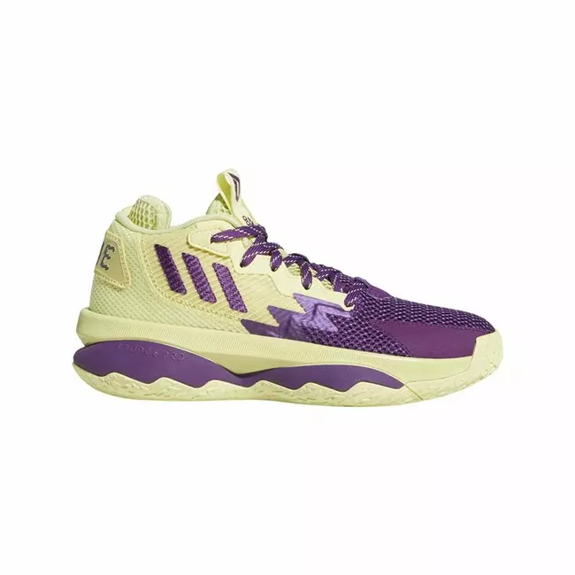 Basketball Shoes for Children Adidas Dame 3 Yellow, Size: 36