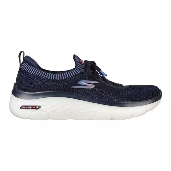 Running Shoes for Adults Skechers Engineered Flat Knit W Blue, Size: 39