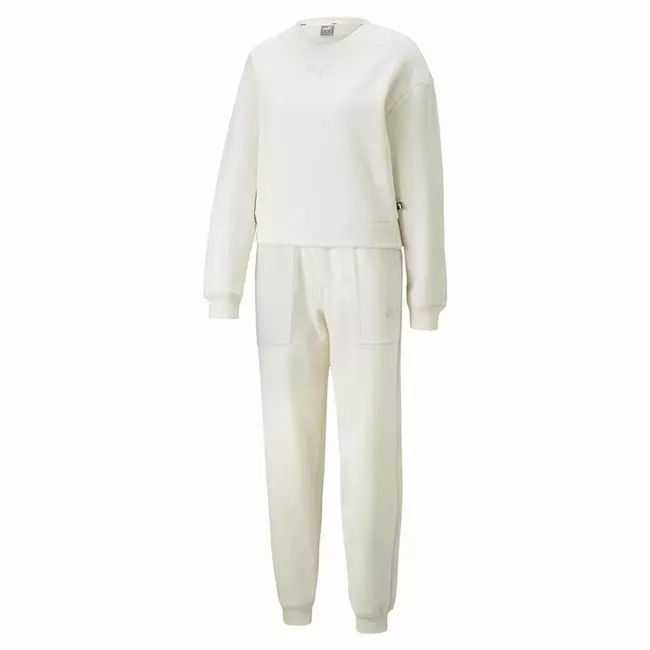 Women's Tracksuit Puma Loungewear White, Size: L