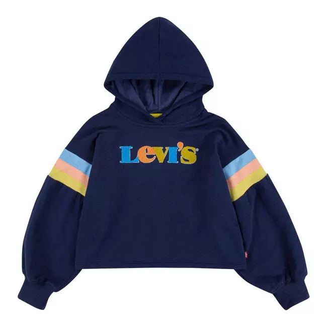 Children’s Sweatshirt Levi's  Full Sleeve High Rise Dark blue, Size: 16 Years