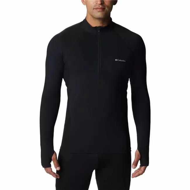 Men’s Long Sleeve T-Shirt Columbia Midweight Stretch Black, Size: L