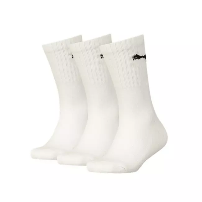 Çorape sportive Puma 100000965 002 Të bardha për fëmijë (3 uds), Madhësia: 27-30