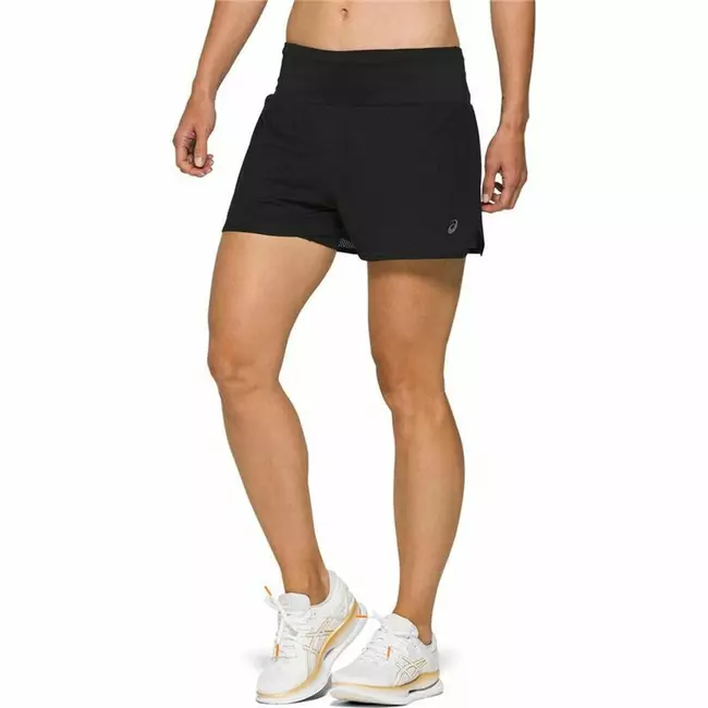 Pantallona të shkurtra sportive për femra Asics Ventilate 2-N-1 E zezë, Madhësia: L