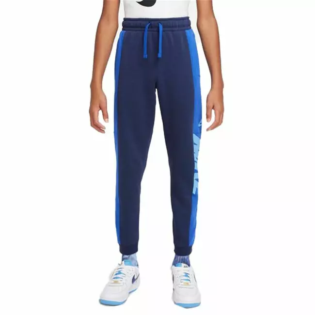 Children's Tracksuit Bottoms Nike Sportswear  Blue, Size: 8-10 Years