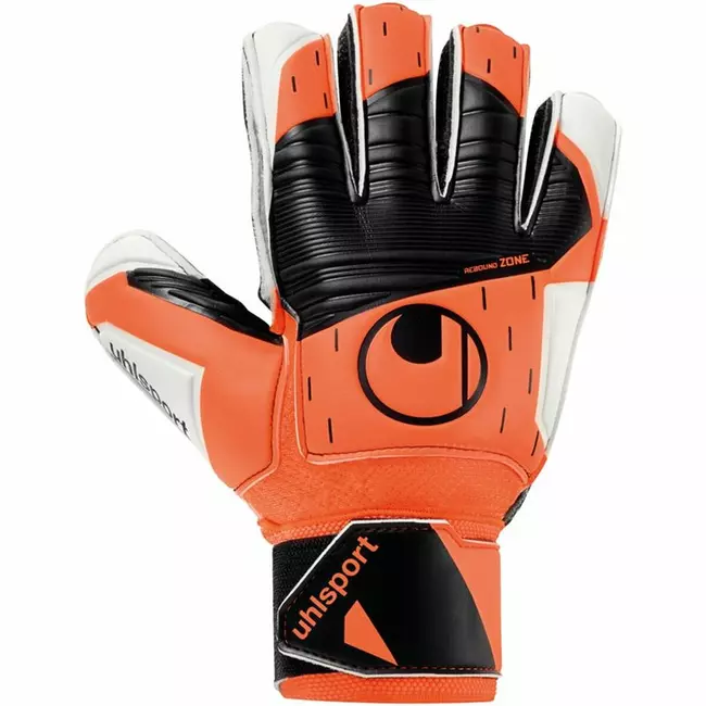 Goalkeeper Gloves Uhlsport Soft Resist + Flex Frame Orange, Size: 7,5