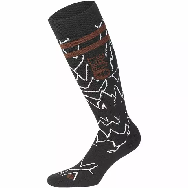 Sports Socks Picture Magical Black, Size: 44-47