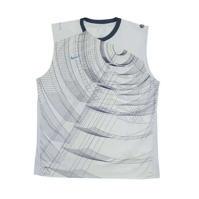T-shirt pa mëngë për meshkuj Nike Summer Total 90 Gri e hapur, Madhësia: L