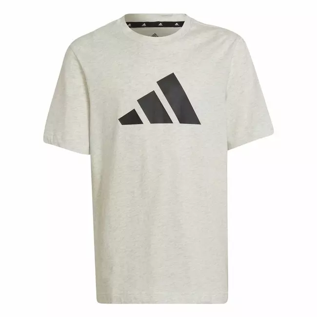 Child's Short Sleeve T-Shirt Adidas Future Icons Grey, Size: 13-14 Years