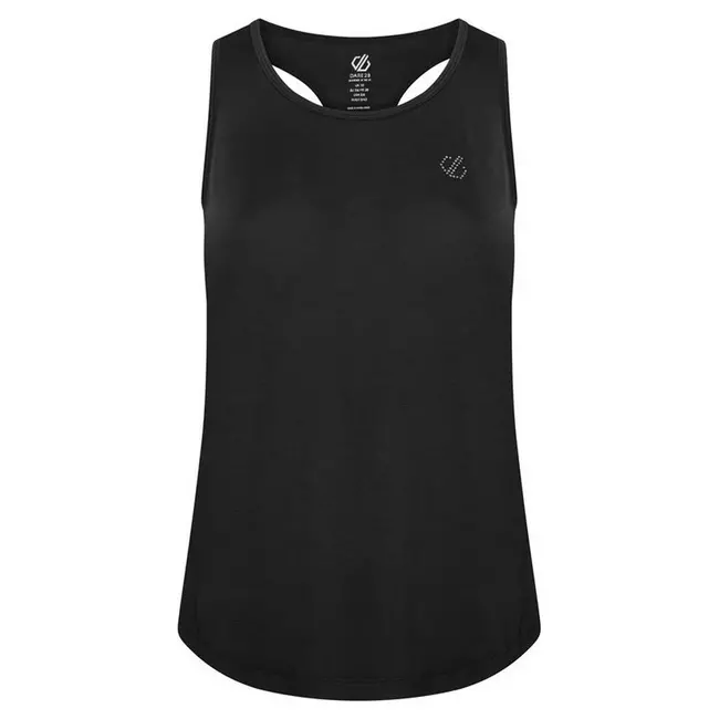 Tank Top Women Dare 2b Agleam White Black, Size: XS