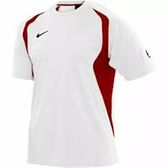 Këmishë futbolli për meshkuj me mëngë të shkurtra Nike Striker Lojë E bardhë, Madhësia: L
