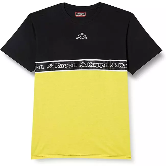 Men’s Short Sleeve T-Shirt Kappa DARIN Black, Size: S