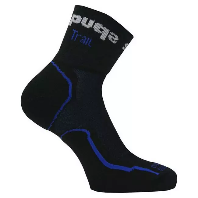 Sports Socks Spuqs Coolmax Protect Black Blue, Size: 37-39