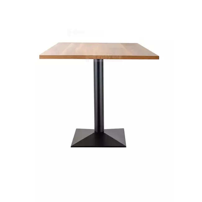 Tavoline per bare dhe restorante me bazament metali. Syprina HPL 60X60 cm