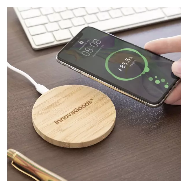 BAMBOO WIRELESS CHARGER INNOVAGOODS