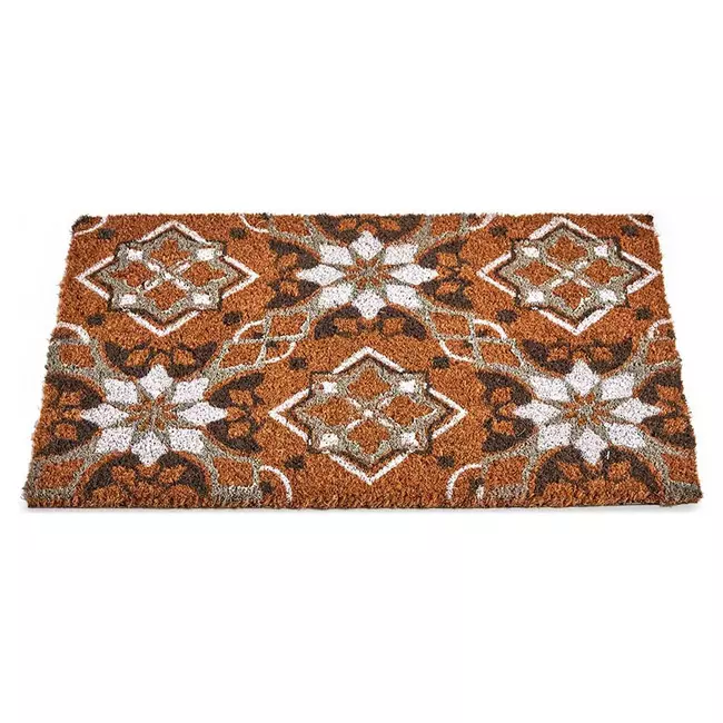 Doormat Brown Tile Coconut Fibre (40 x 1,5 x 60 cm)