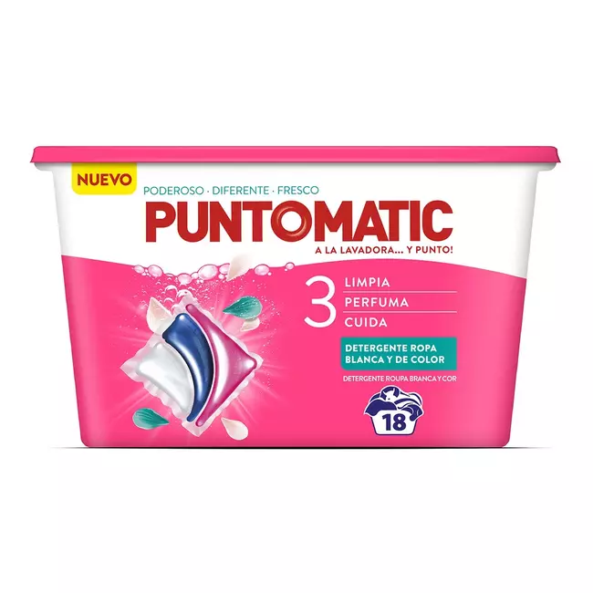 Detergjent Puntomatic Tricaps (18 uds)