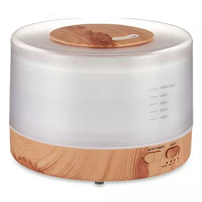 Aroma Diffuser Humidifier with Multicolour LED ABS polypropylene (500 ml)