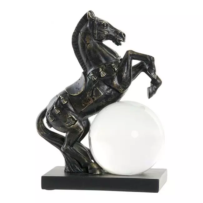 Decorative Figure DKD Home Decor Resin Crystal Horse (20 x 11 x 26 cm)
