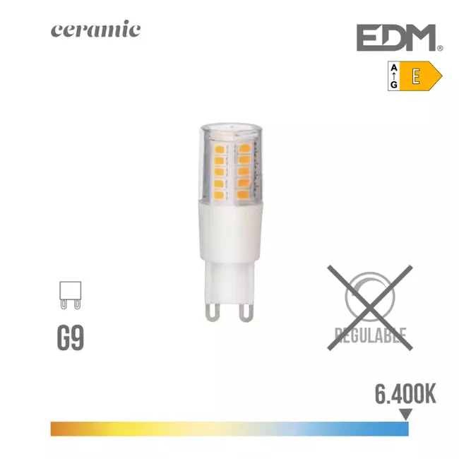 LED lamp EDM 650 Lm 5,5 W E G9 (6400K)