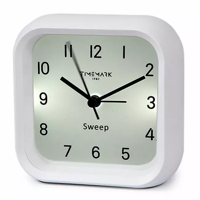 Alarm Clock Timemark White (11 x 11 x 5 cm)