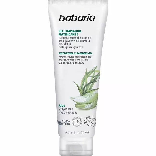 Facial Cleansing Gel Babaria Mattifying finish (150 ml)