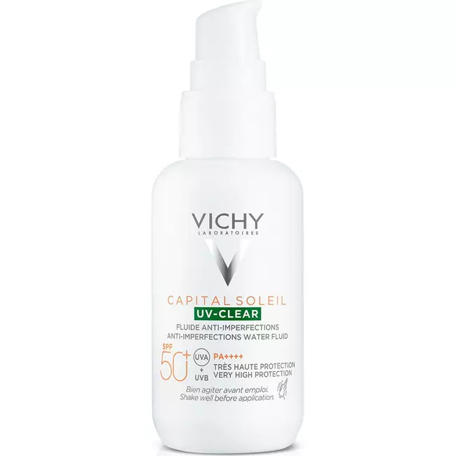 Sun Screen Lotion Vichy Capital Soleil Uv Clear Anti-imperfections Spf 50 (40 ml)