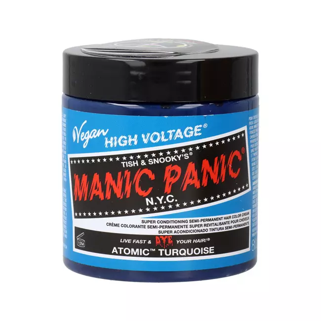 Semi-permanent Colourant Manic Panic Panic High Turquoise (237 ml)