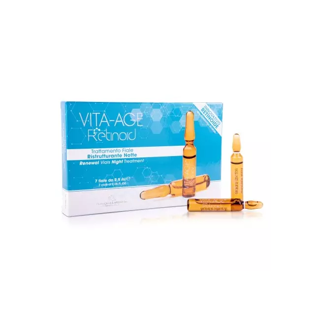 Bottega di LungaVita Vita-Age Retinoid Renewal Vials Trajtim natën