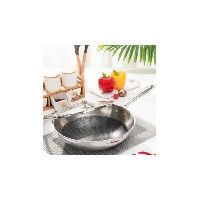 Deep frying pan with lid Aristo Amercook