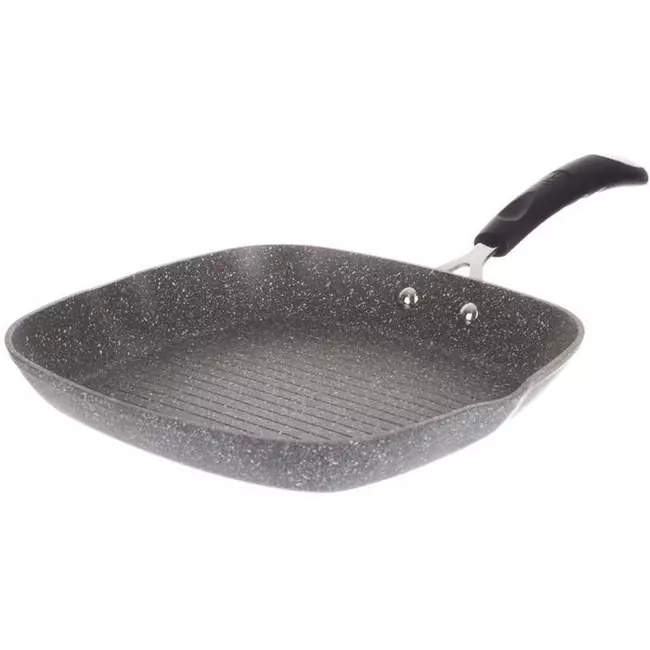 Tigan Grill 28cm Gray Stone Touch Line Berlinger Haus