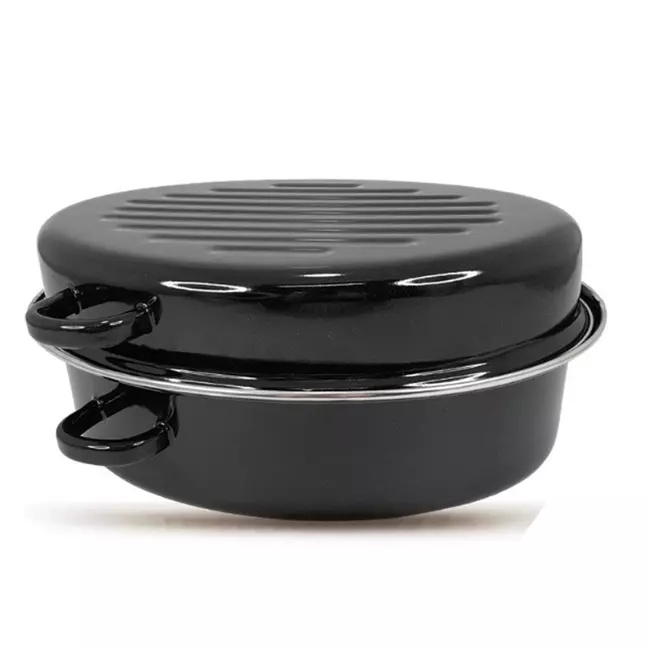 Oval Baking Pan With Fetto Lid 38cm