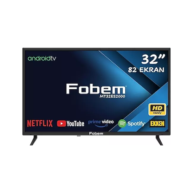 TV 32" Fobem MT32ES2000 Led HD Smart Android