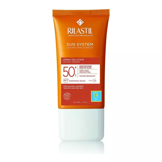 Sun Protection with Colour Rilastil Sun System Spf 50+ (50 ml)