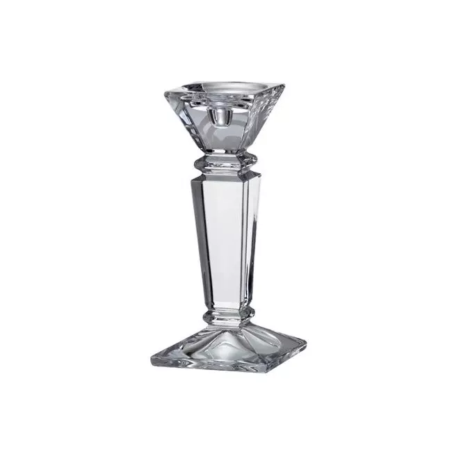 Crystal candlestick, with design