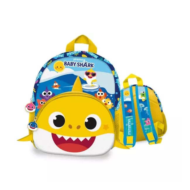 Mitama BABY SHARK SMILE Backpack For kindergarten and free time